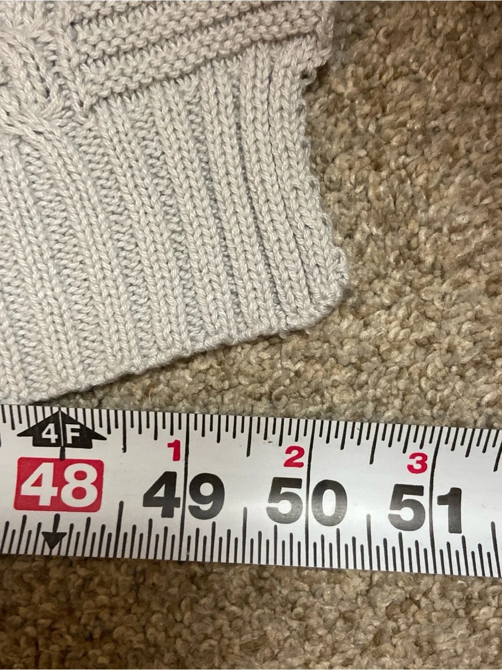 Light Gray Soft Knit 50” x 60” Throw Blanket 100% Cotton, Waffle Pattern